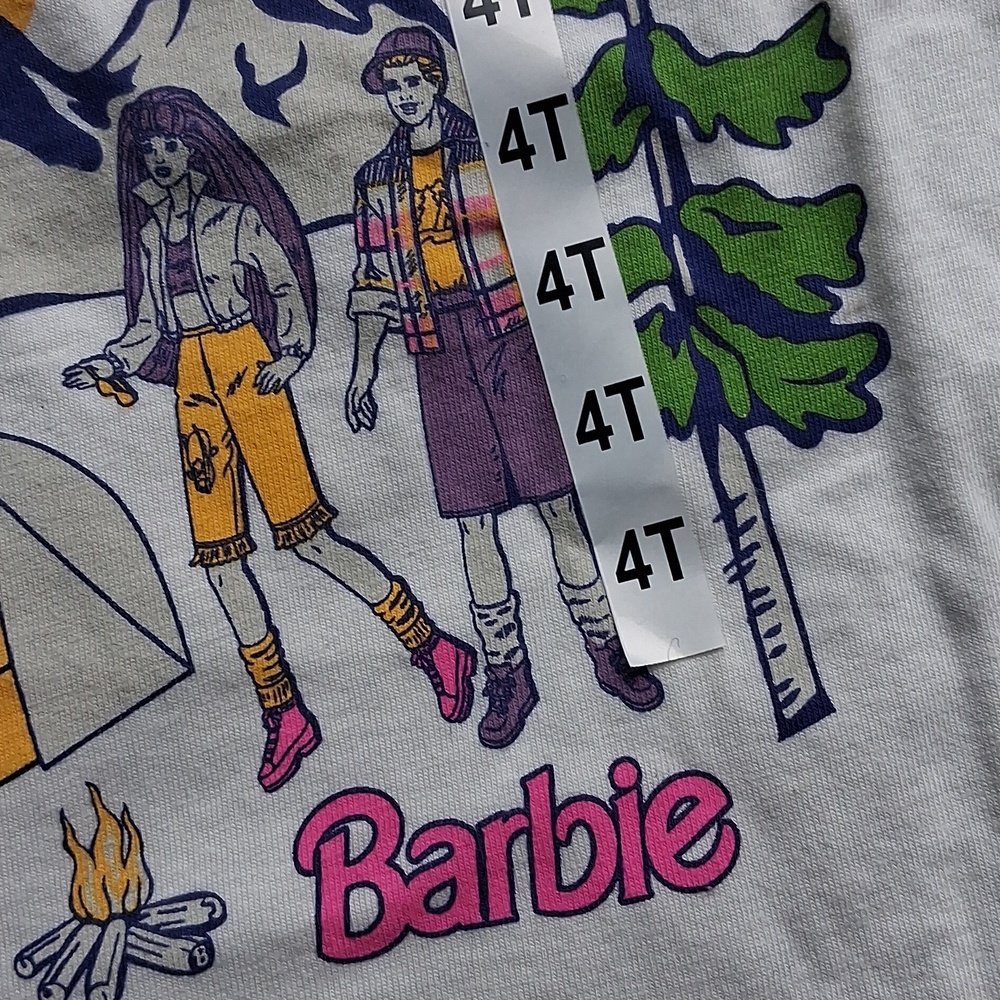 Kids Barbie T-shirt Size 4T NWT - Picture 3 of 5